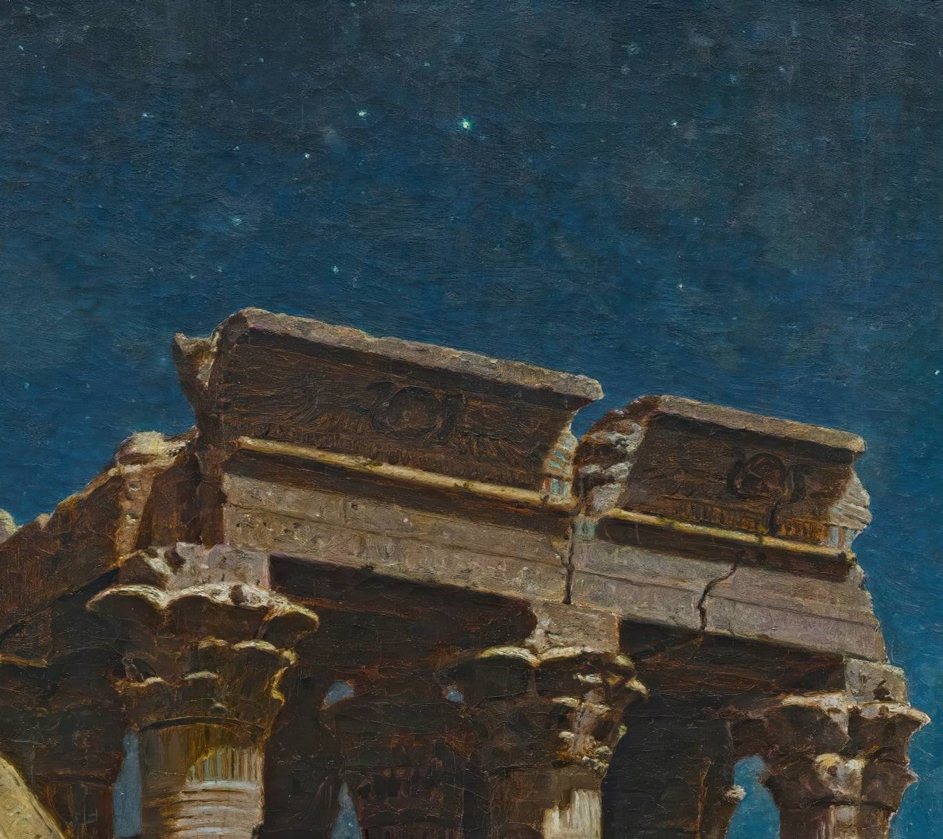 The Ruined Temple of Kom Ombo, Egypt