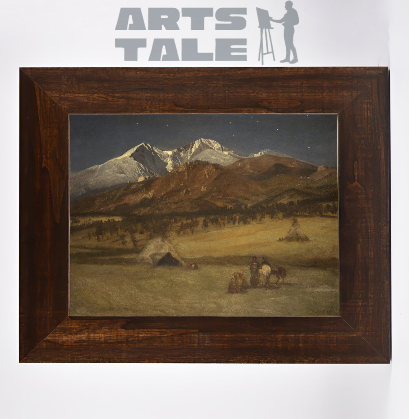 Indian Encampment, Evening