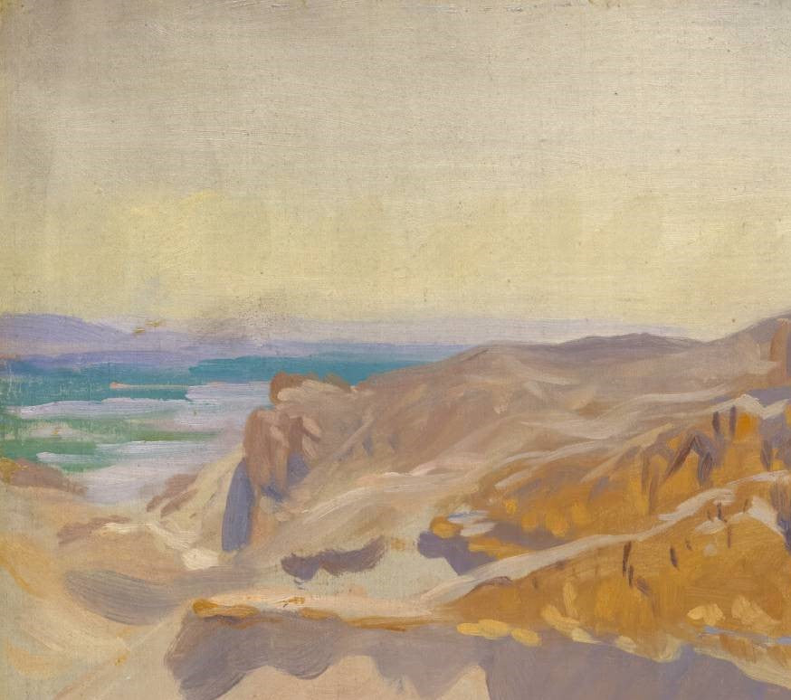 Cliffs at Deir el Bahri, Egypt