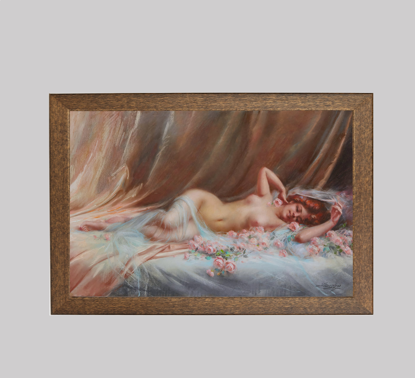 Nude With Roses