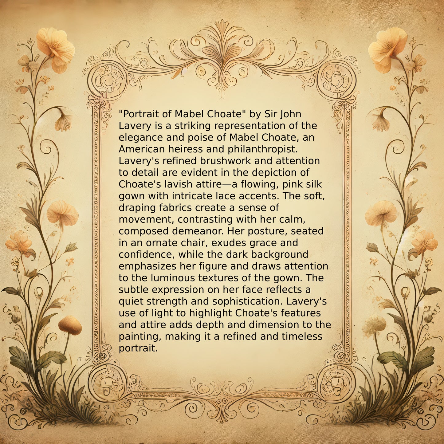 Portrait of Mabel Choate