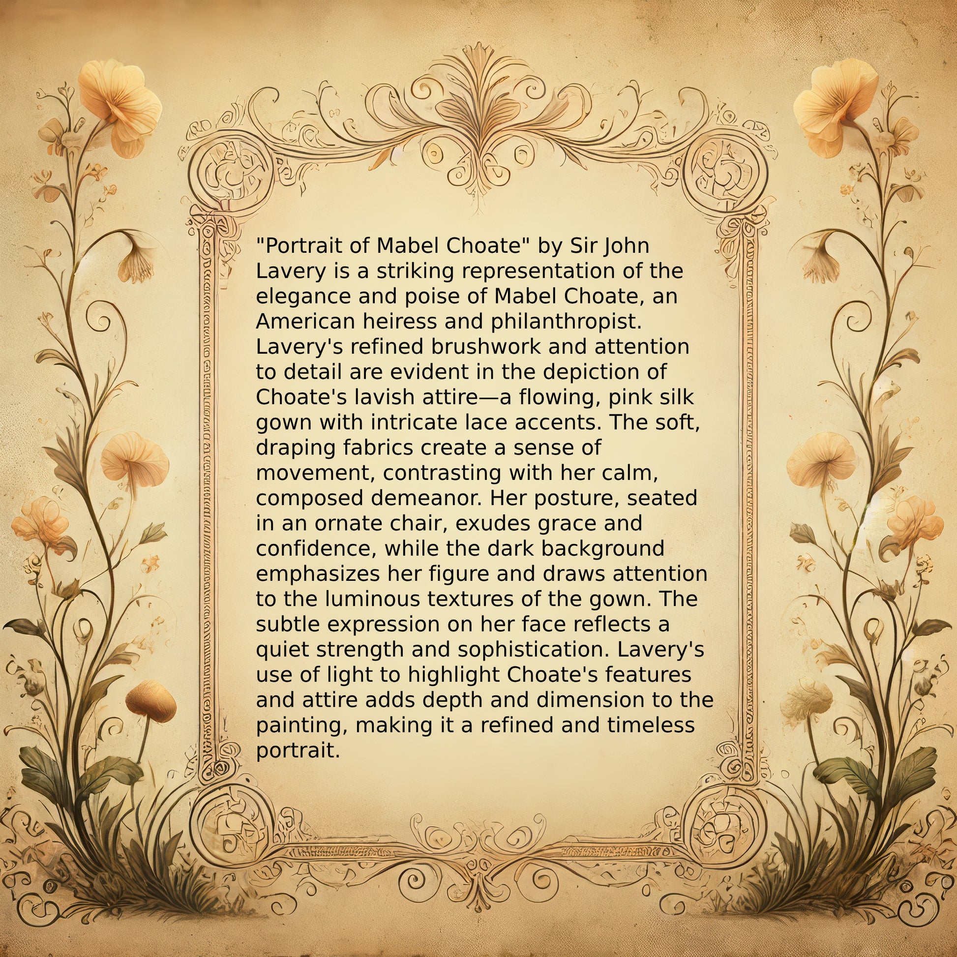 Portrait of Mabel Choate