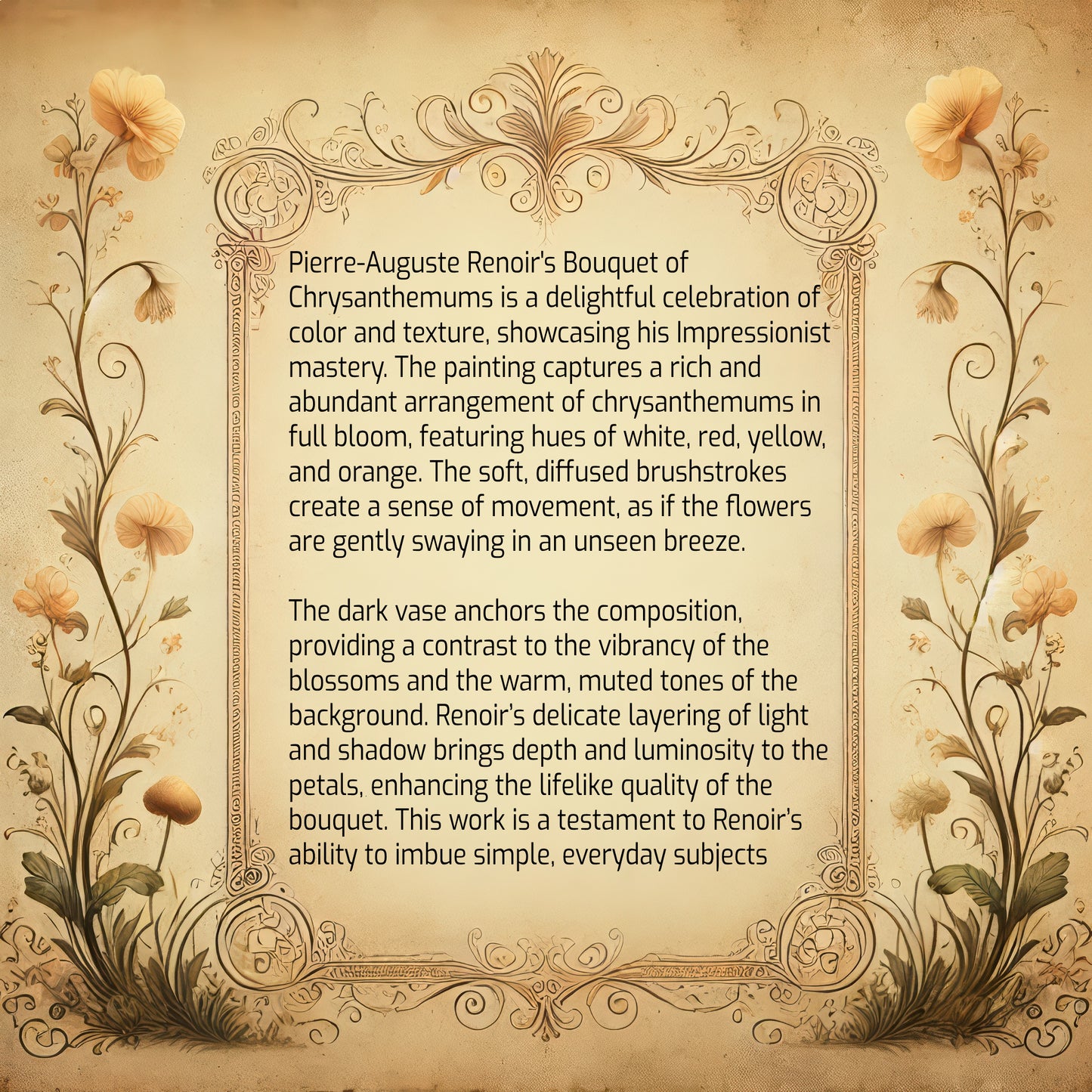 Bouquet of Chrysanthemums