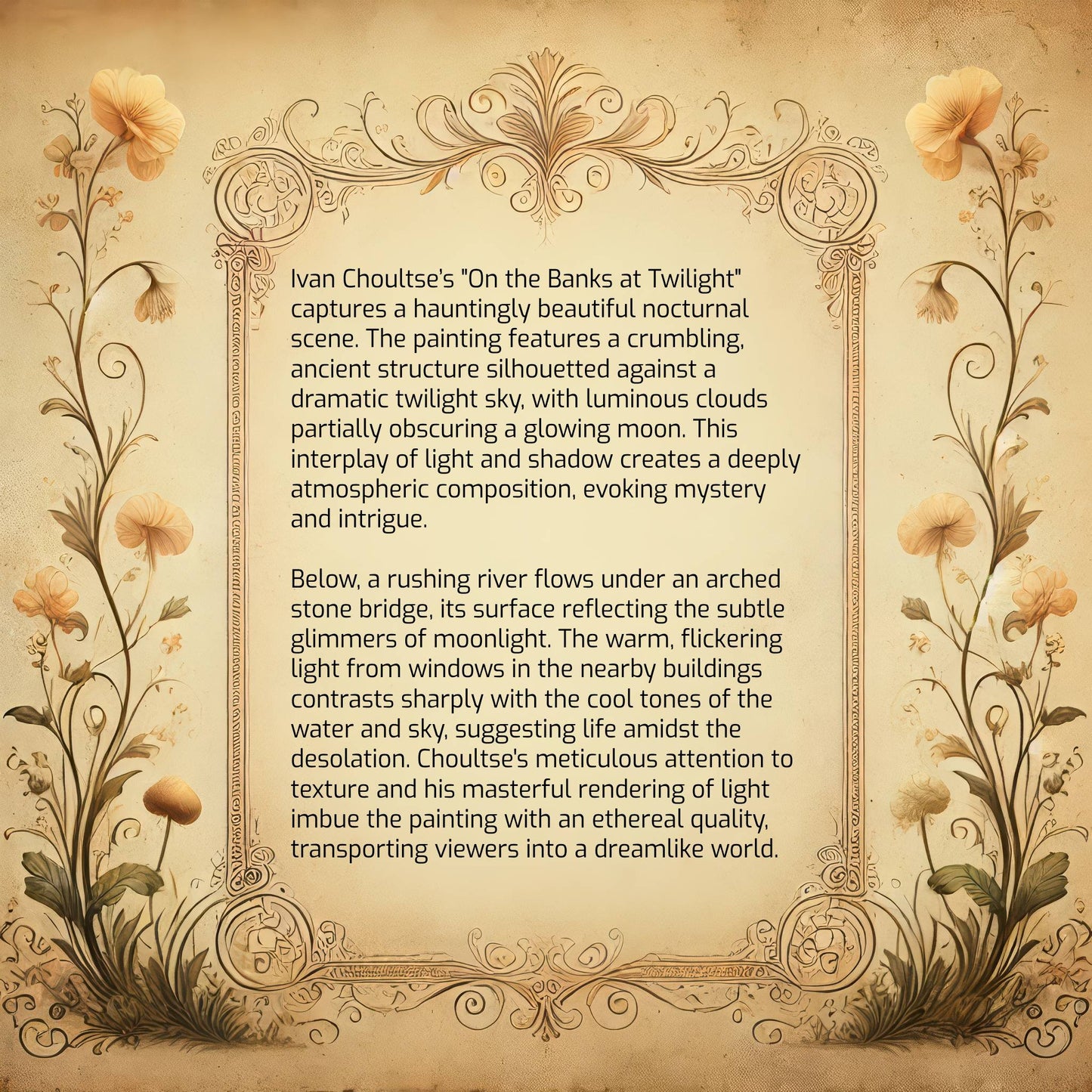 On the Banks at Twilight