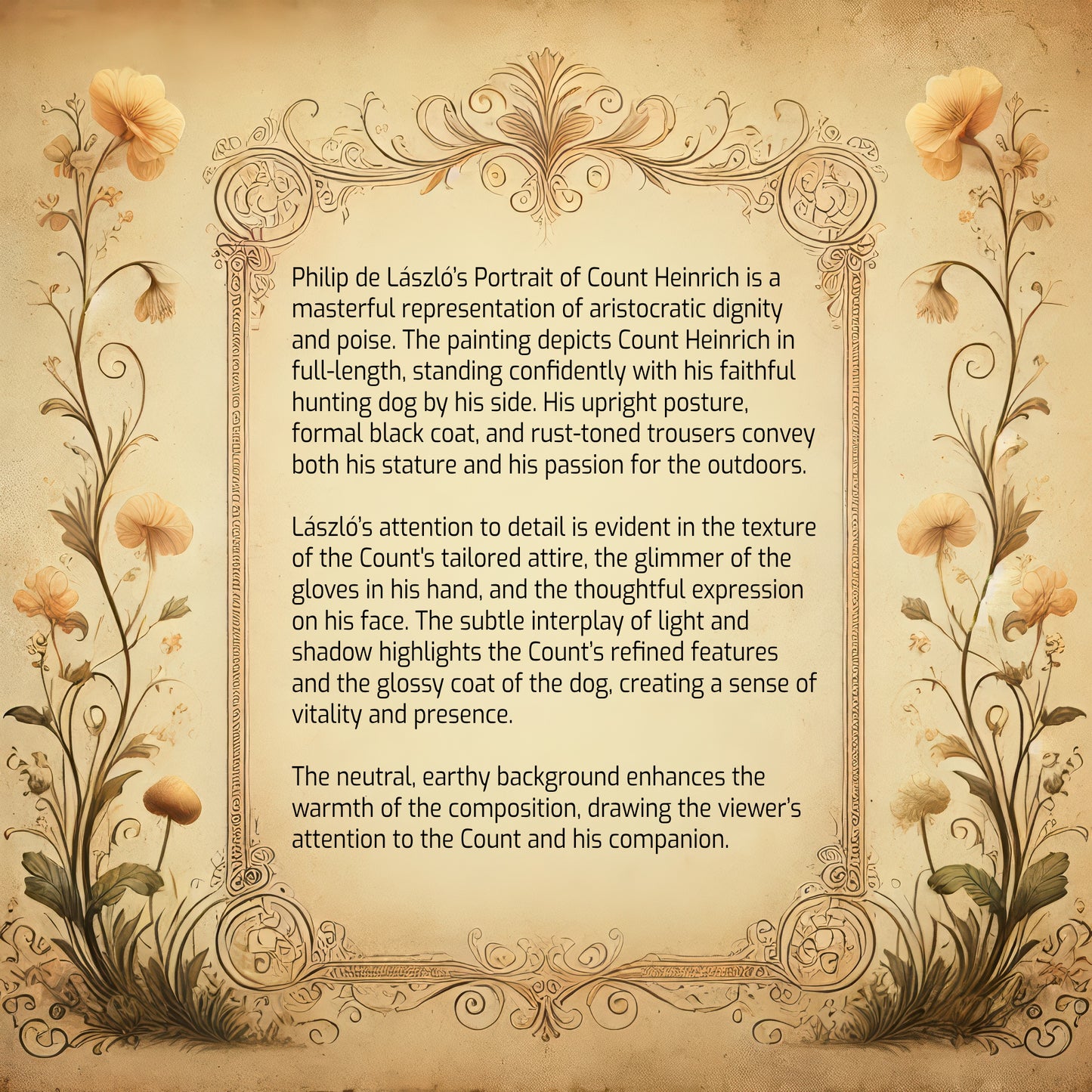 Portrait of Count Heinrich