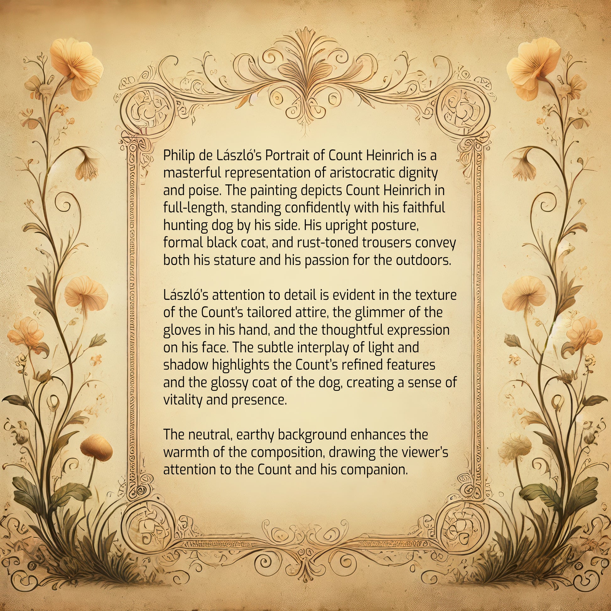 Portrait of Count Heinrich