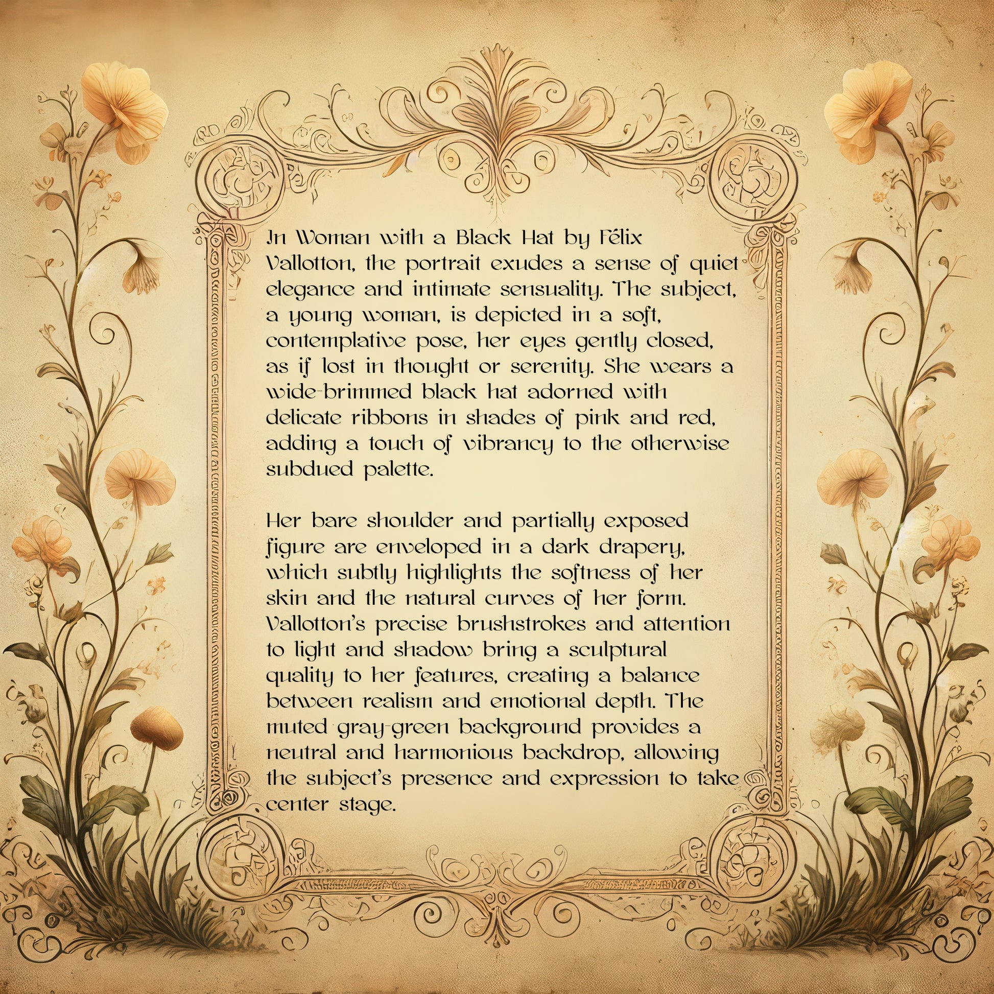 Woman With a Black Hat