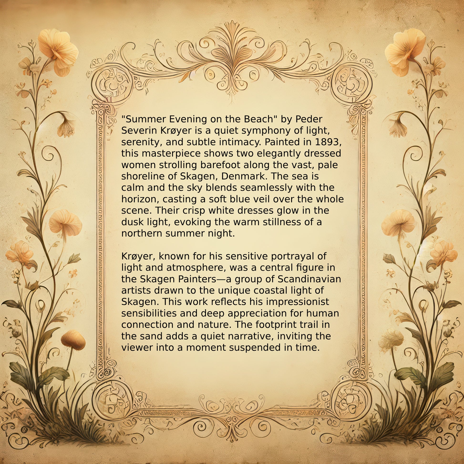 Summer Evening on the Beach