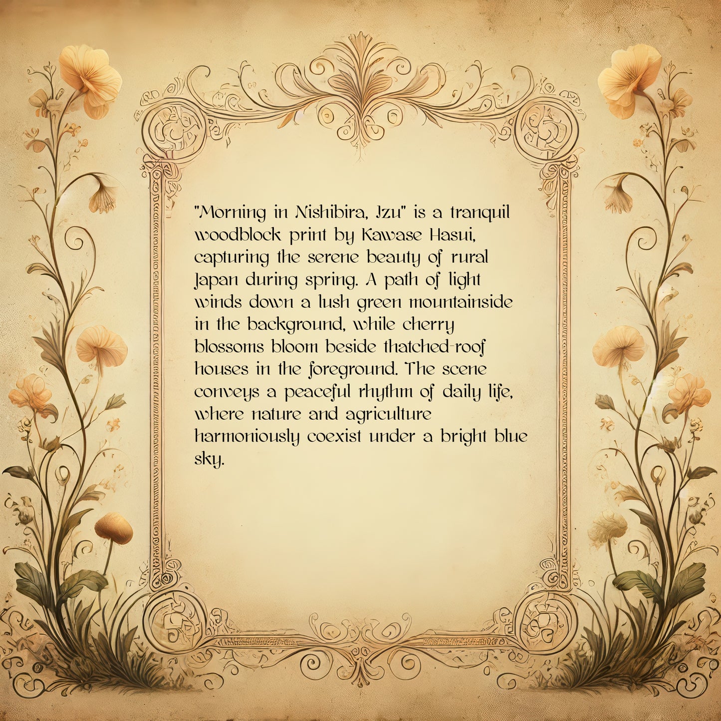 Morning in Nishibira, Izu