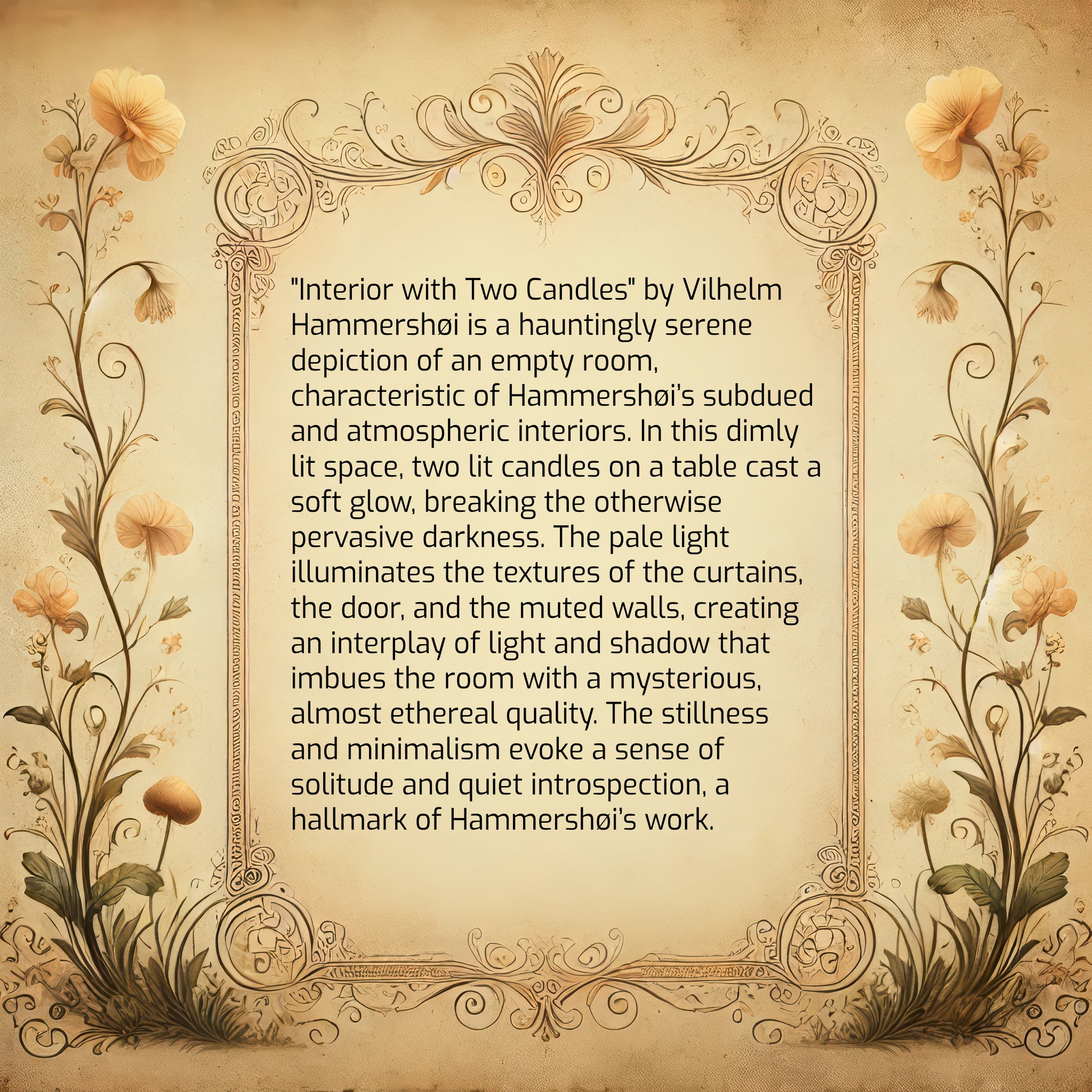 Interior With Two Candles