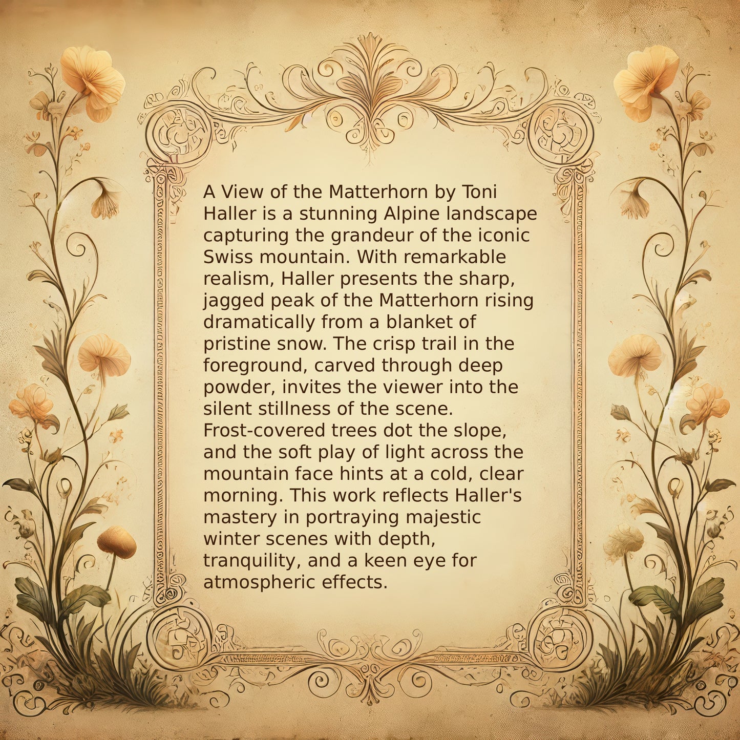 A View of the Matterhorn