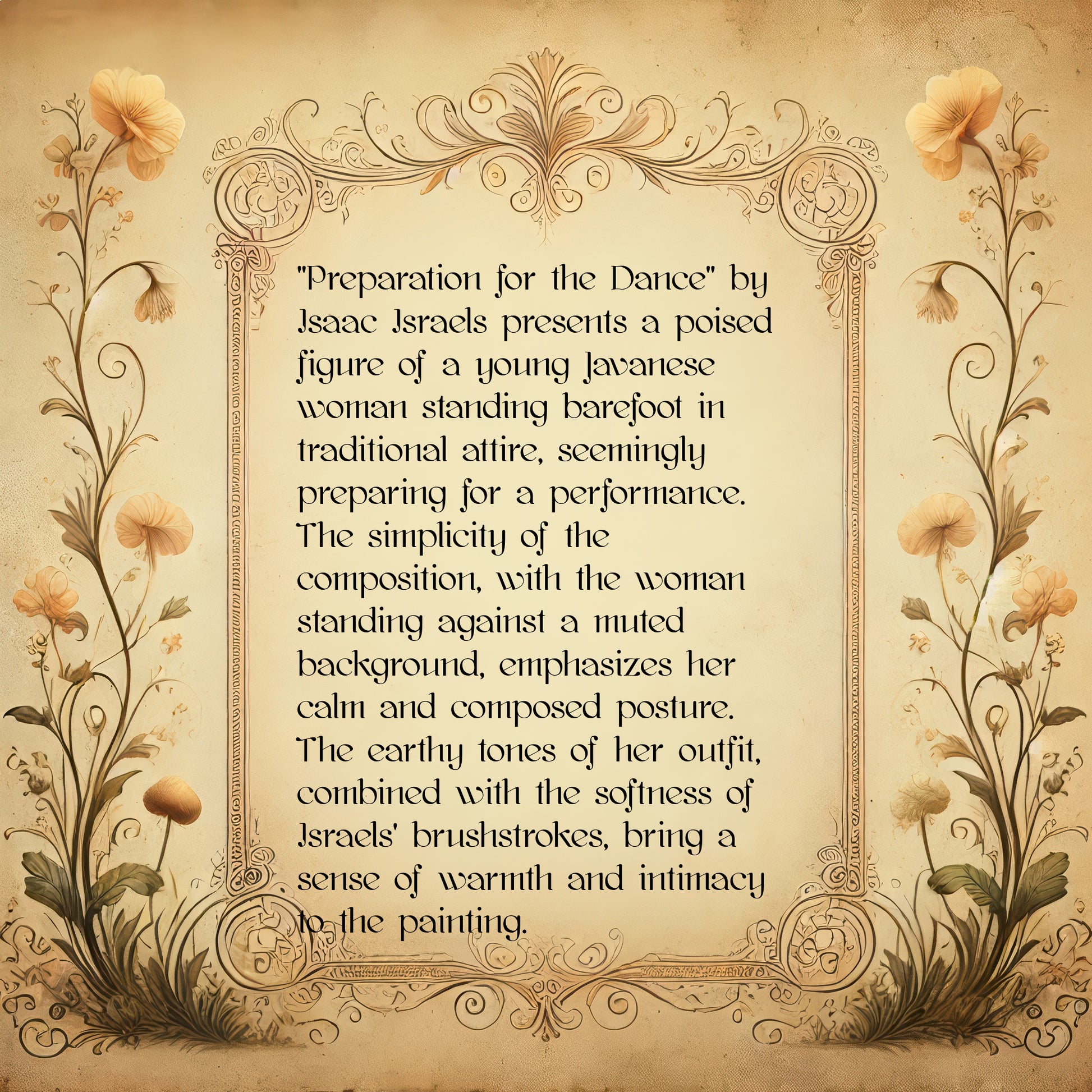 Preparation for the Dance