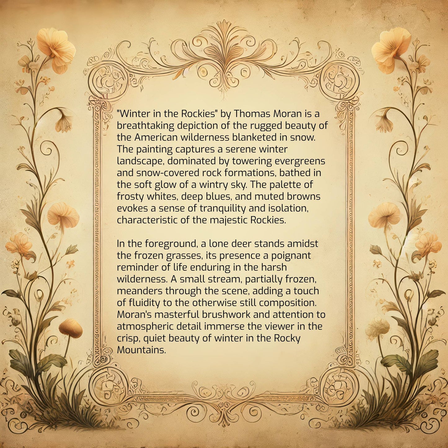 Winter in the Rockies