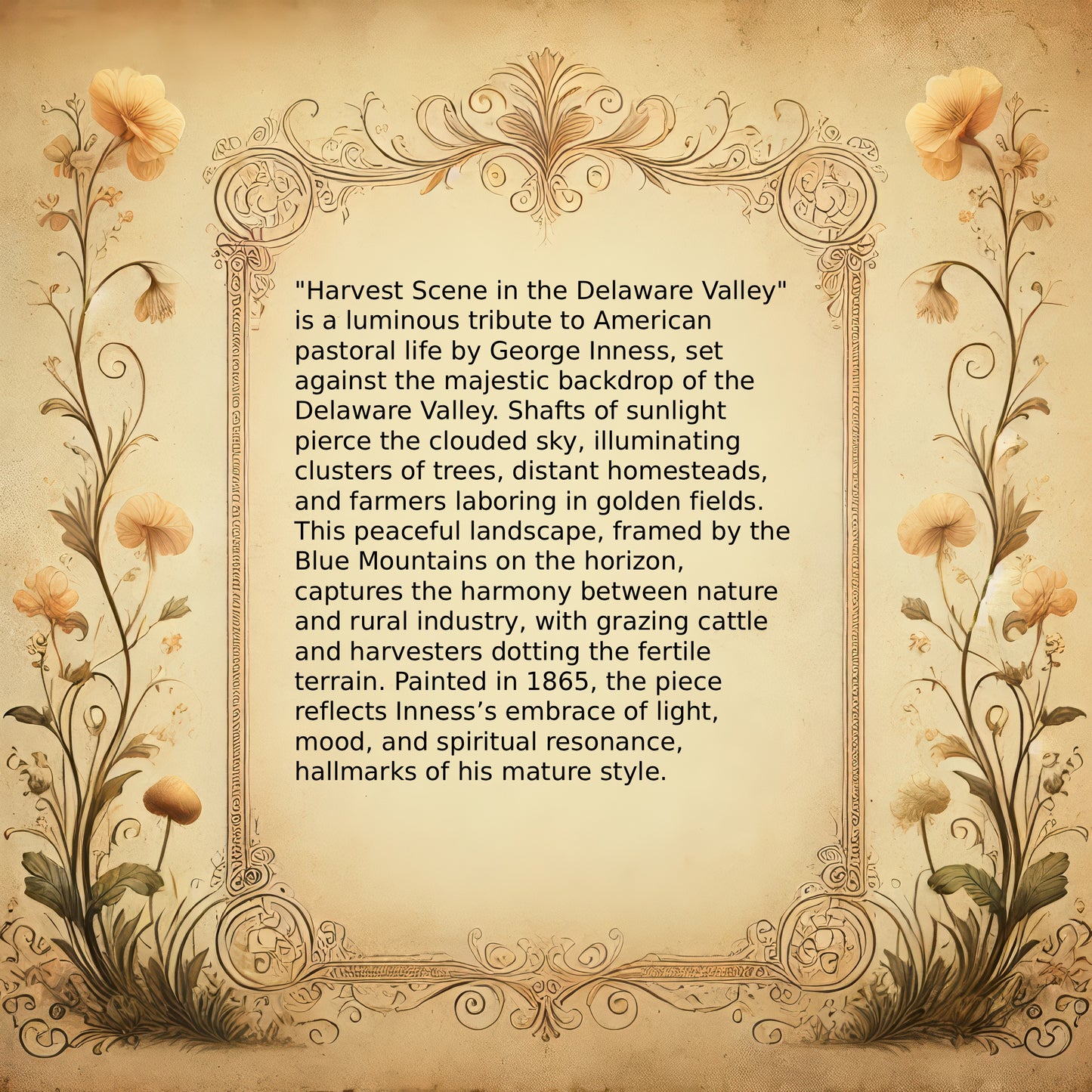 Harvest Scene in the Delaware Valley