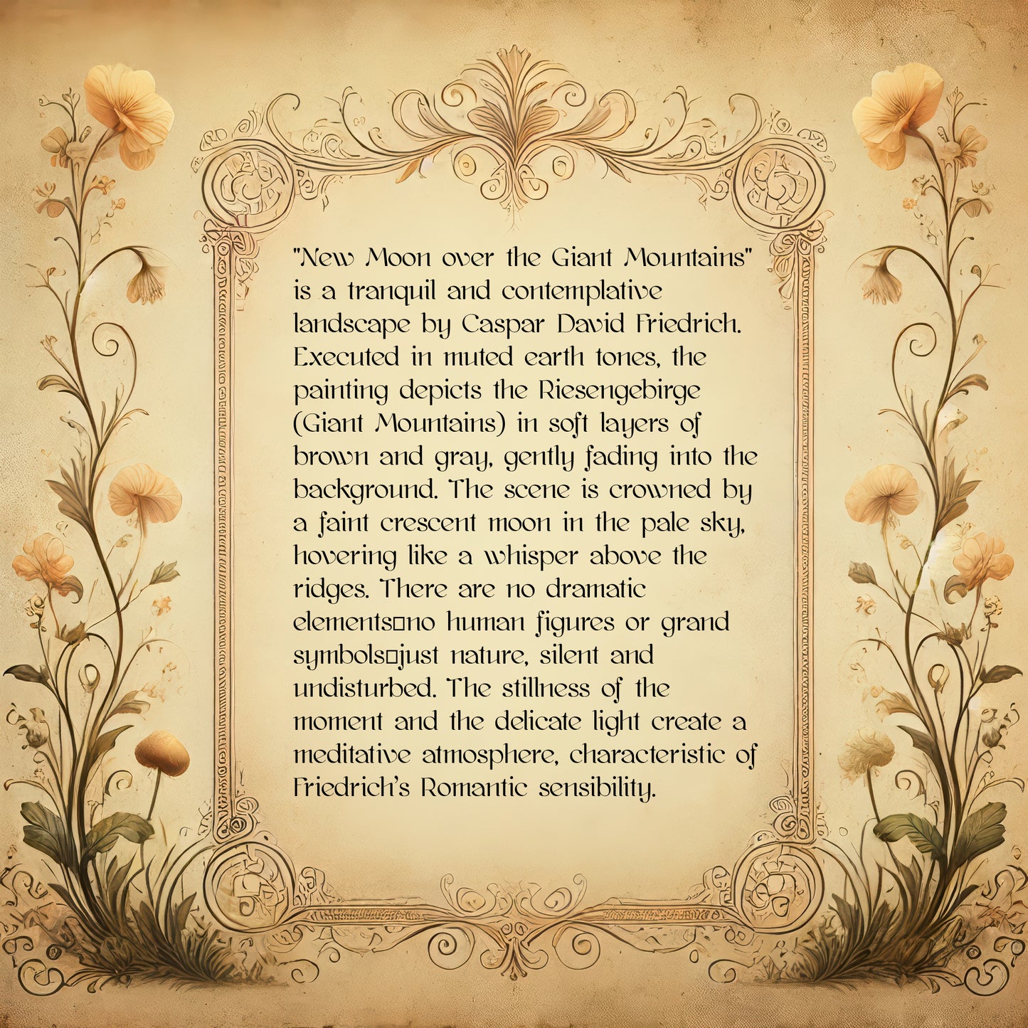 New Moon over the Giant Mountains