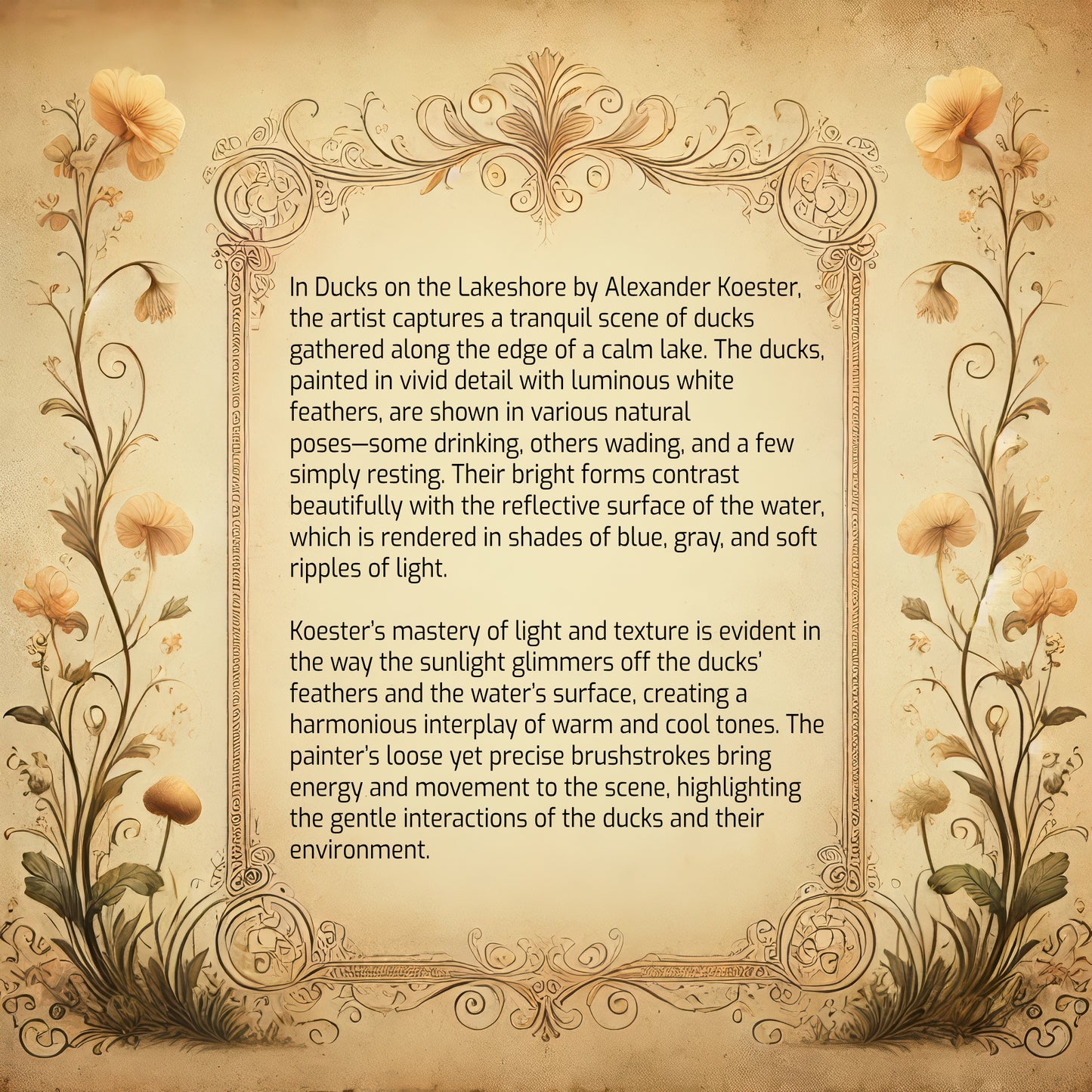 Ducks on the Lakeshore