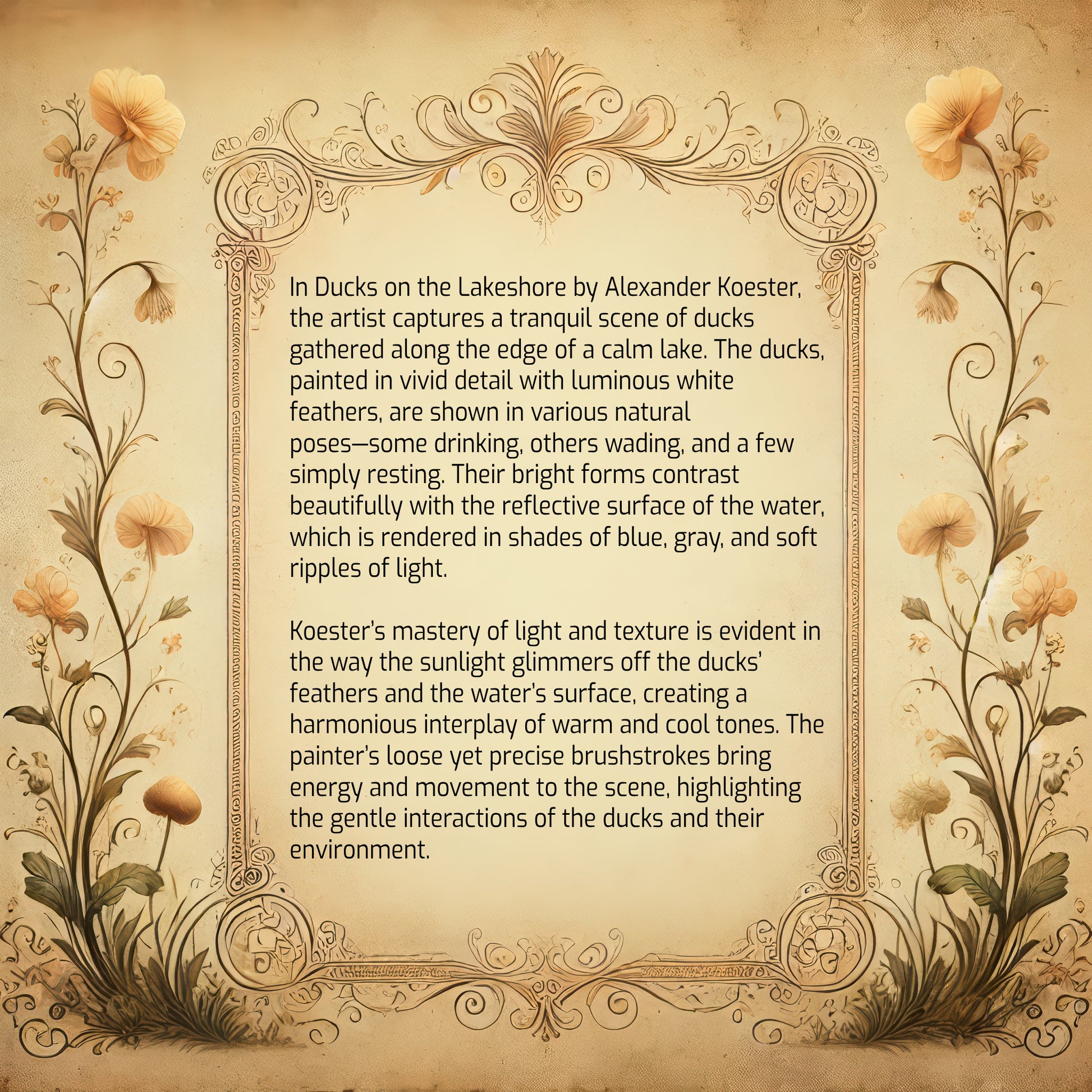 Ducks on the Lakeshore