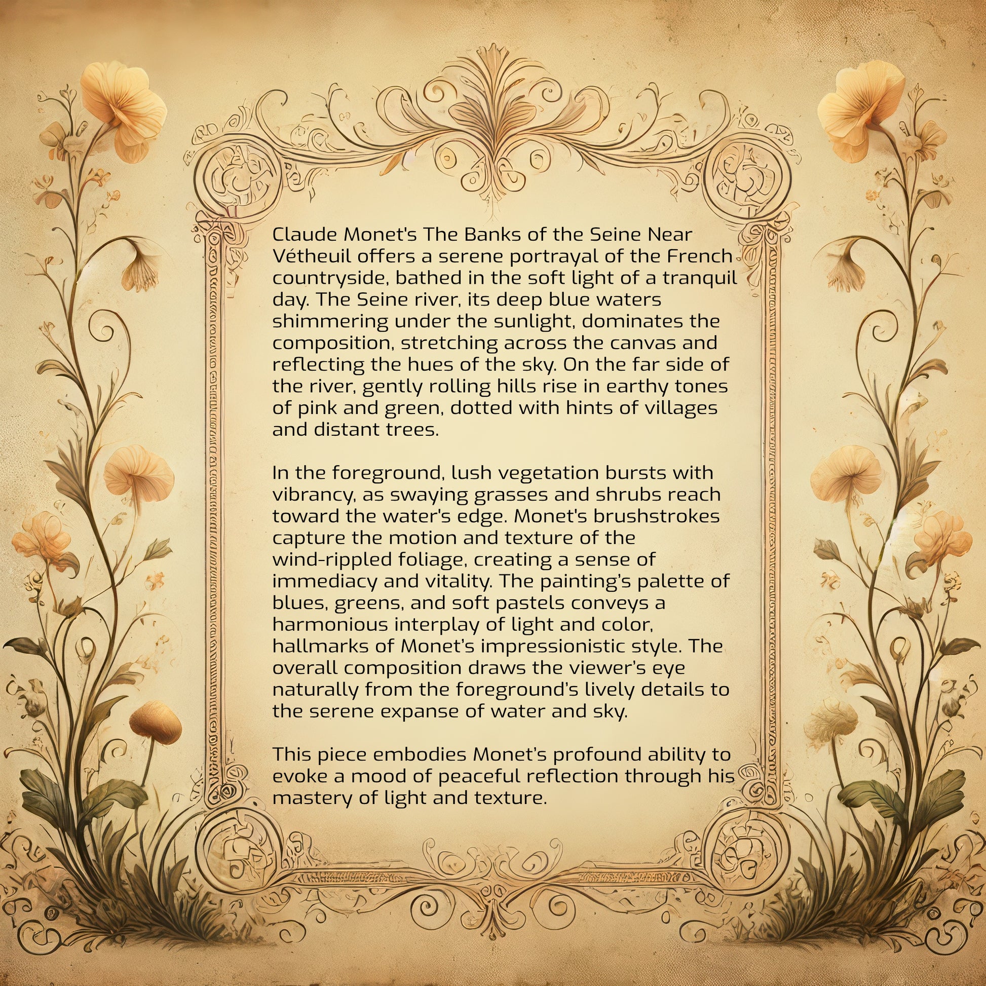 The Banks of the Seine Near Vétheuil