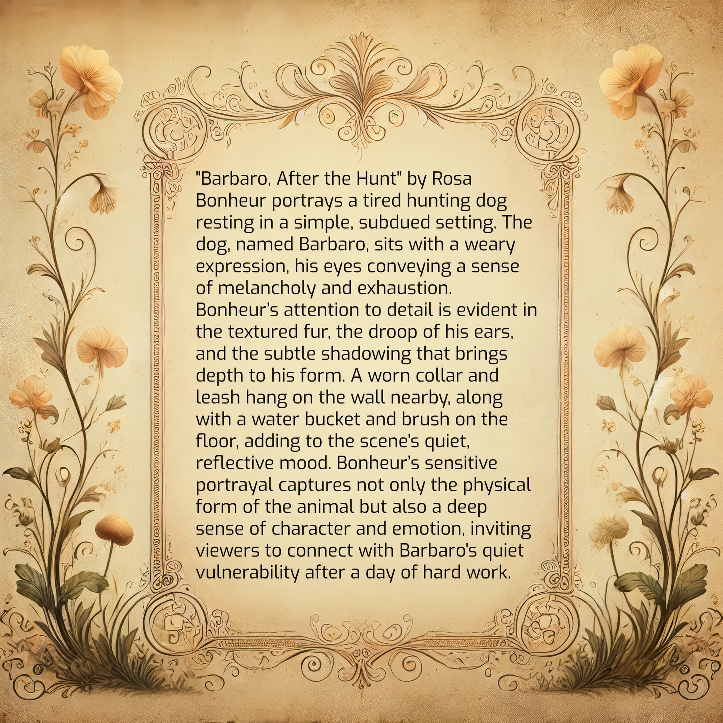 Barbaro After the Hunt