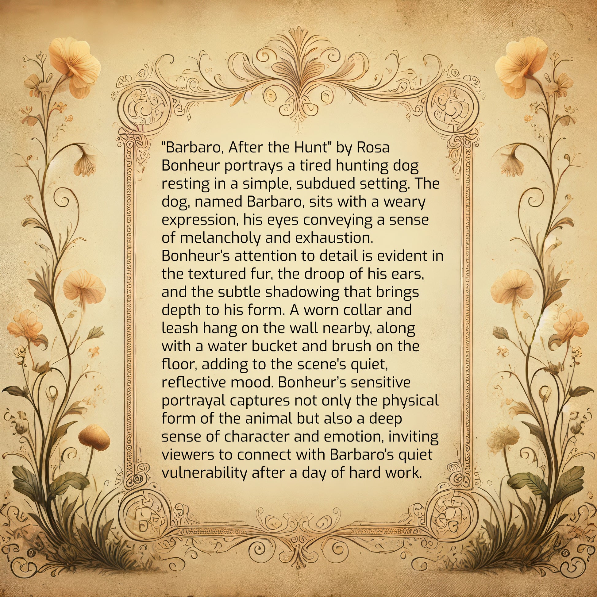 Barbaro After the Hunt