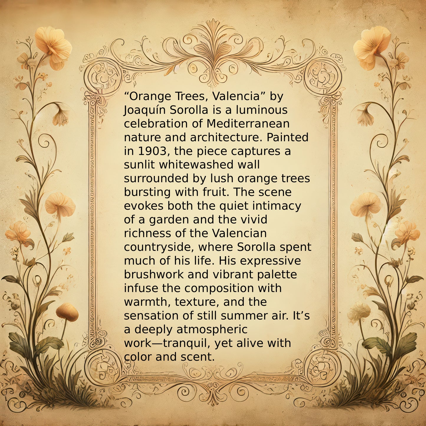 Orange Trees, Valencia