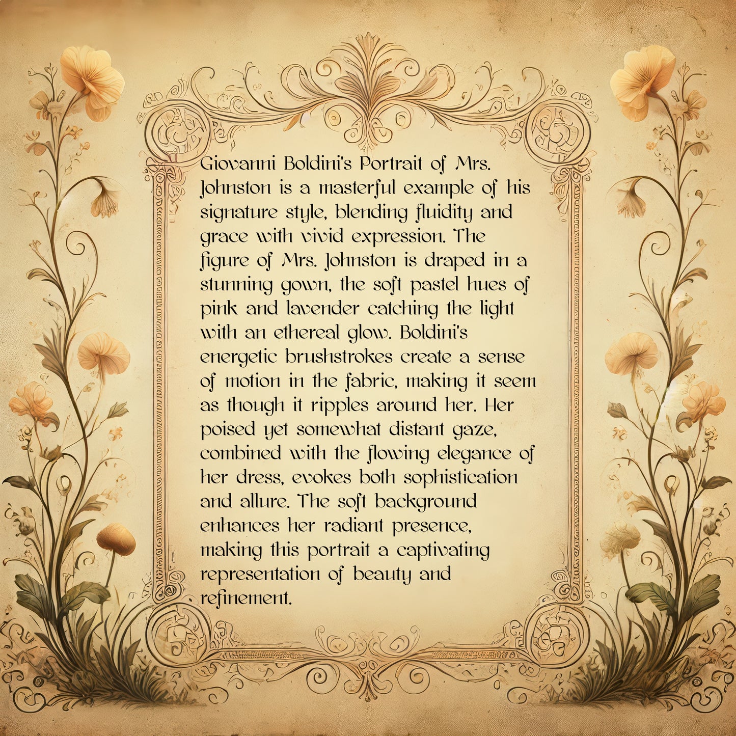 Portrait of Mrs. Johnston