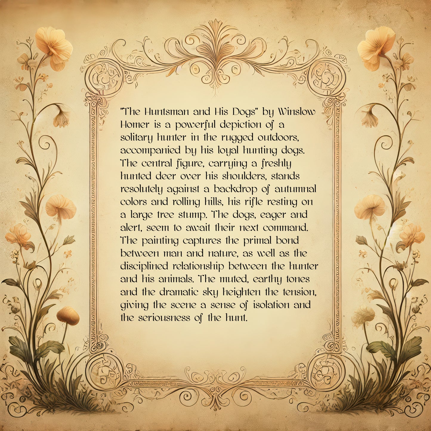 The Huntsman and His Dogs