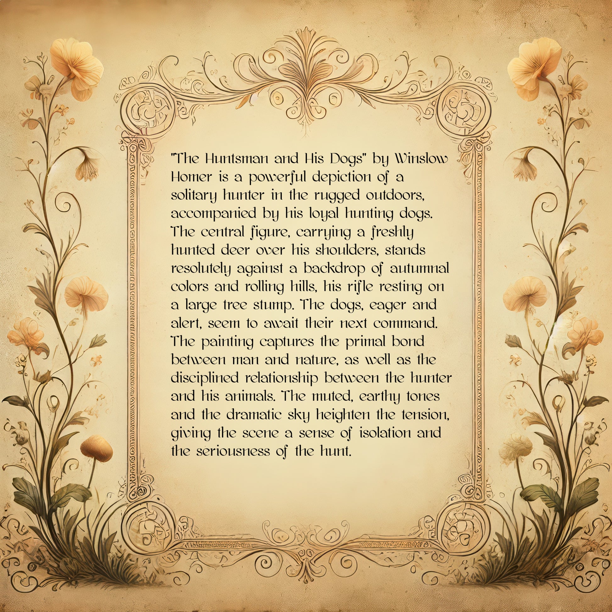 The Huntsman and His Dogs