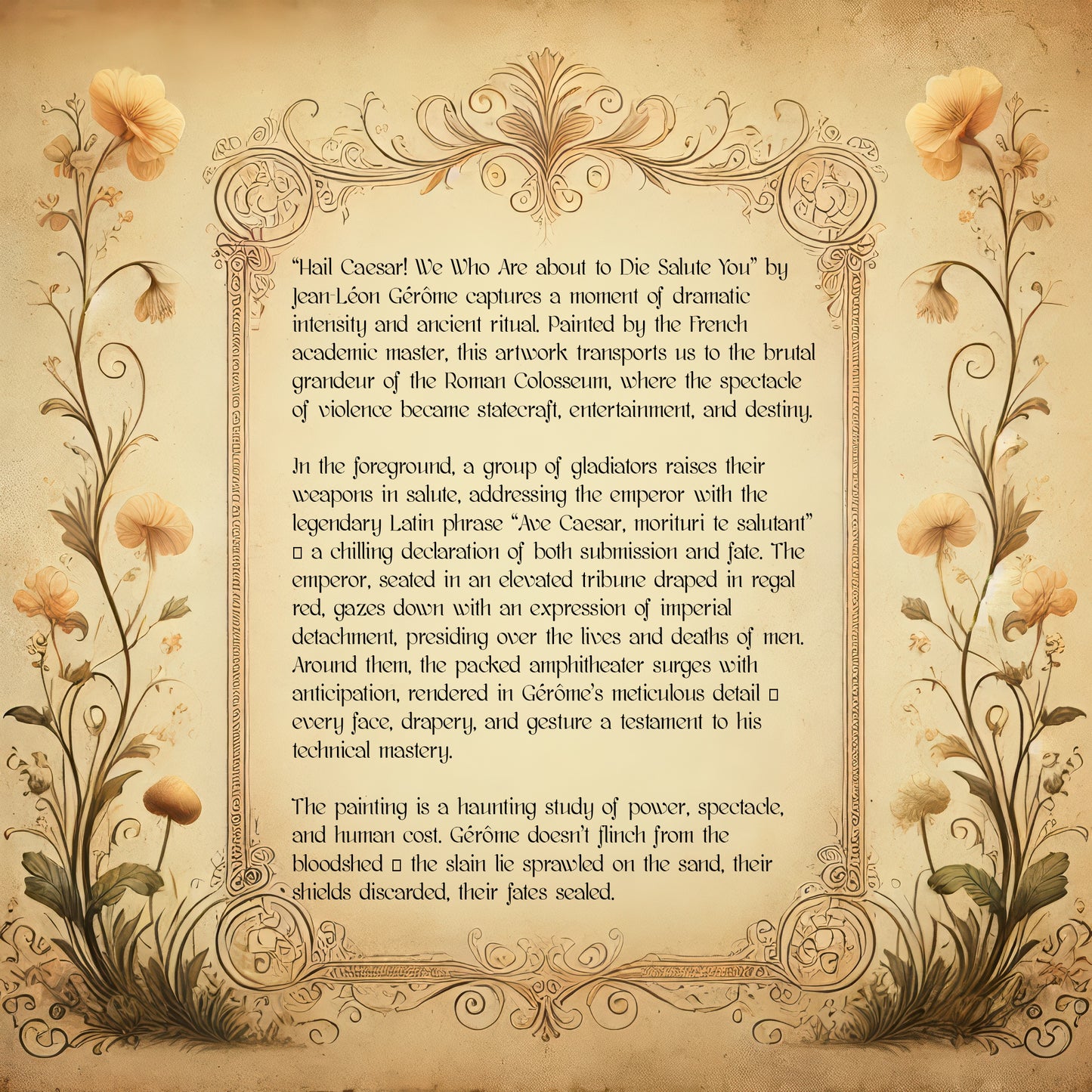 Hail Caesar! We Who Are about to Die Salute You