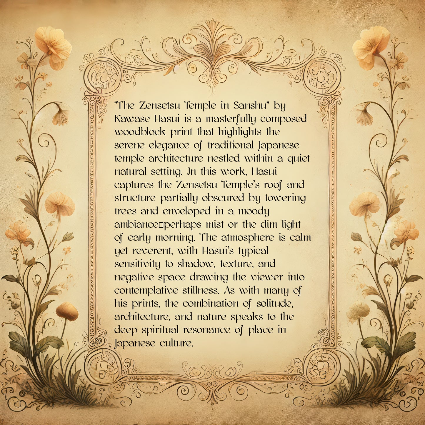 The Zensetsu Temple in Sanshu