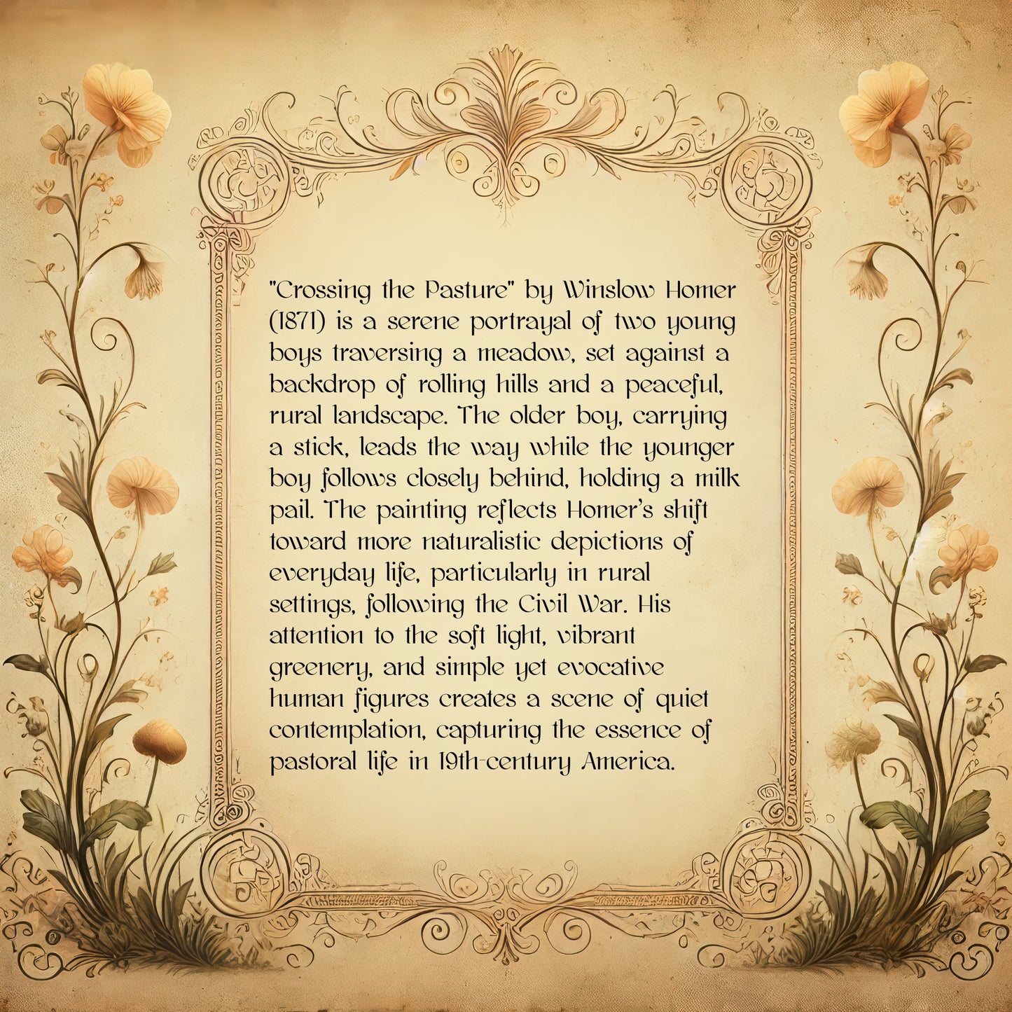 Crossing the Pasture