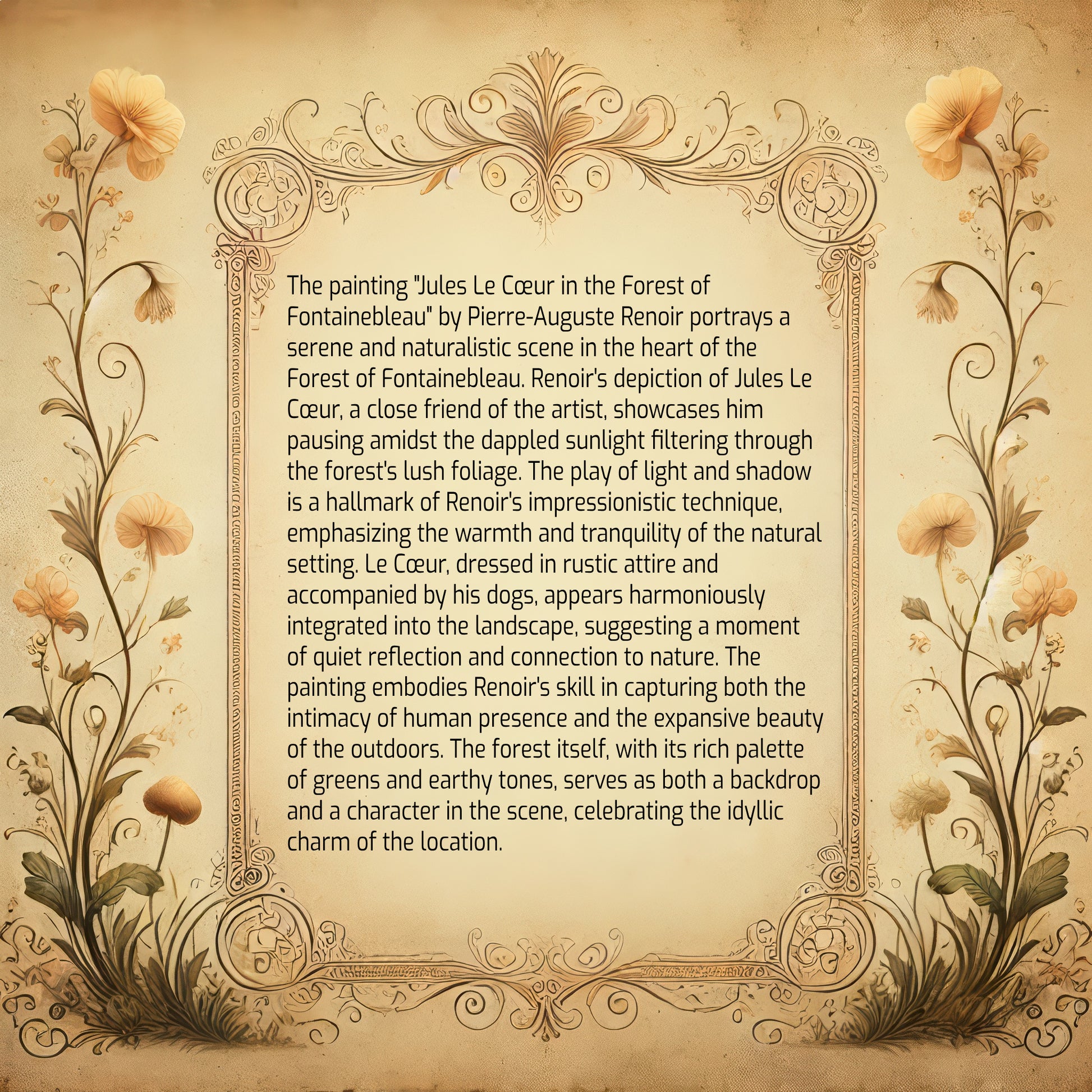 Jules Le Cœur in the Forest of Fontainebleau