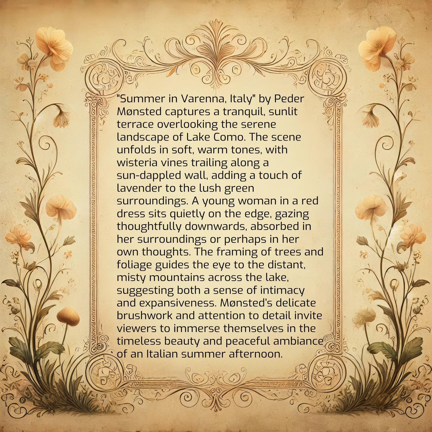 Summer in Varenna, Italy