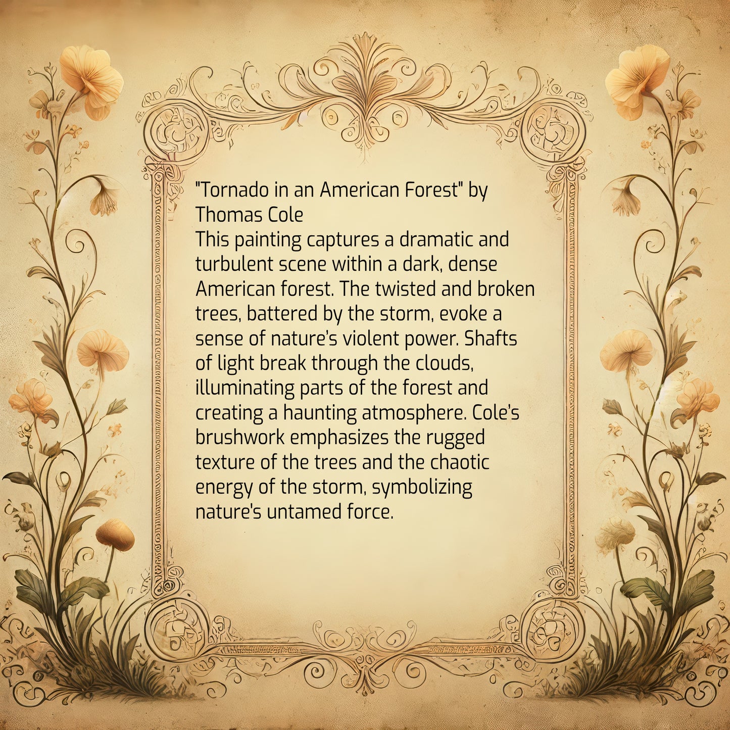 Tornado in an American Forest