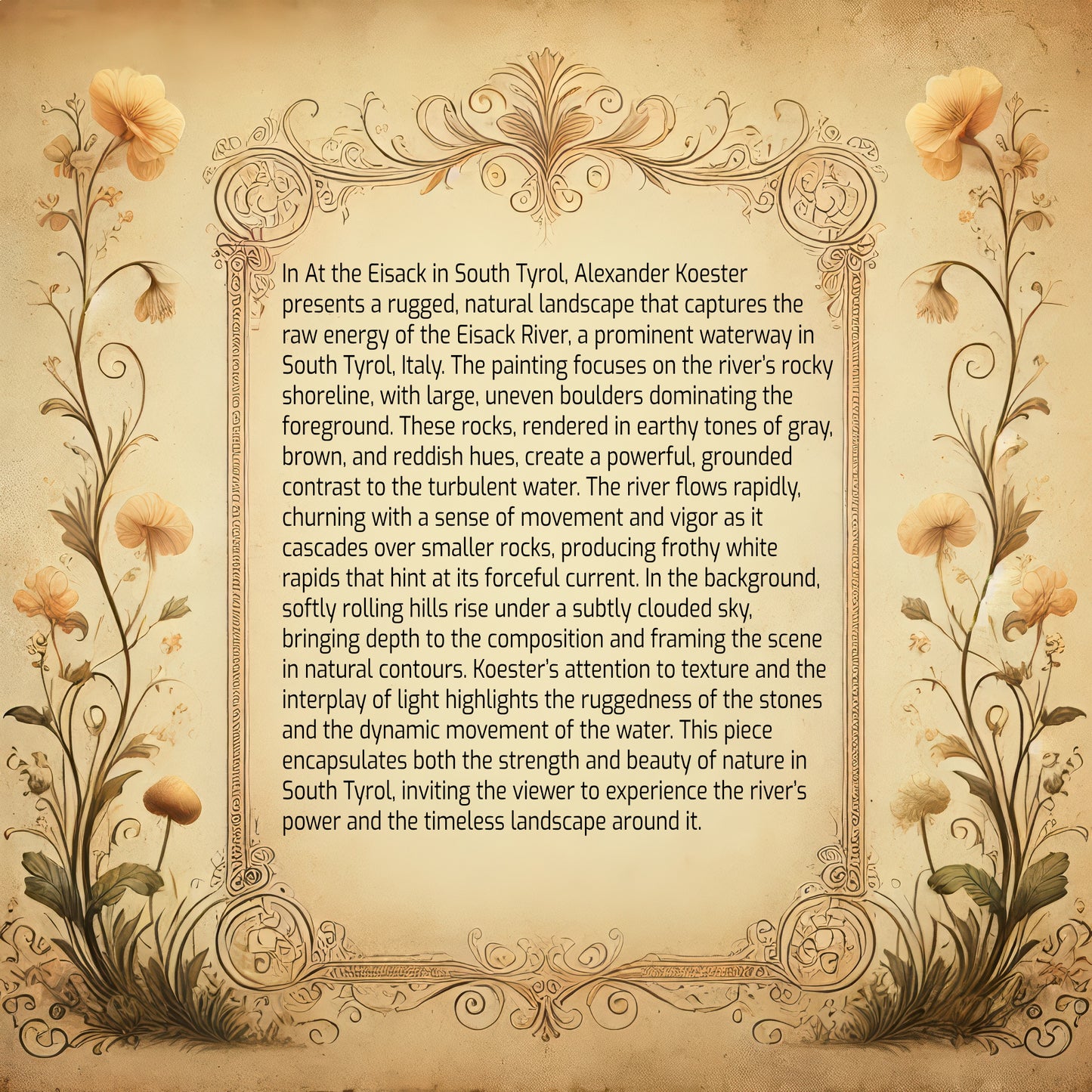 At the Eisack in South Tyrol