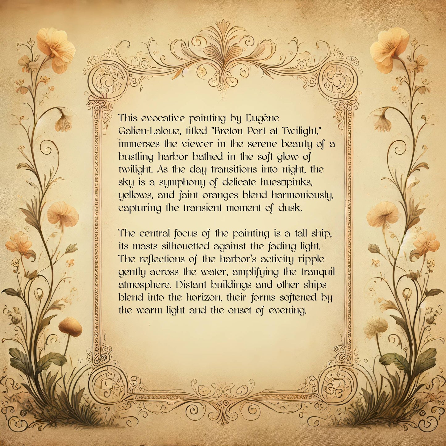 Breton Port at Twilight