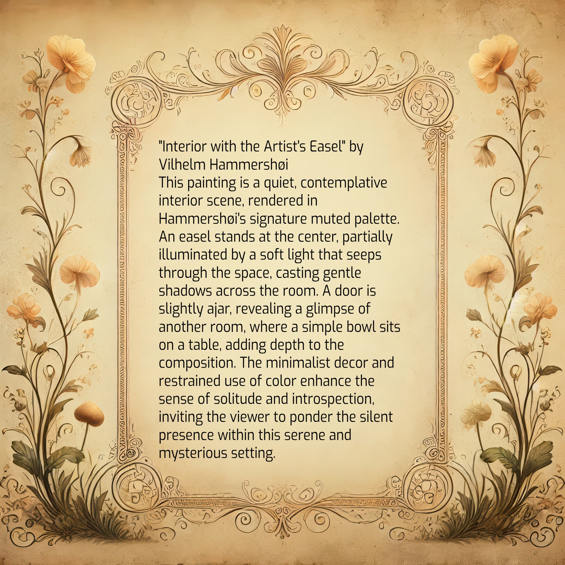 Interior with the Artist's Easel