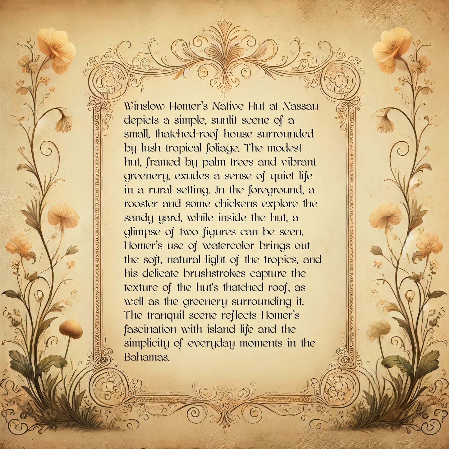 Native Hut at Nassau