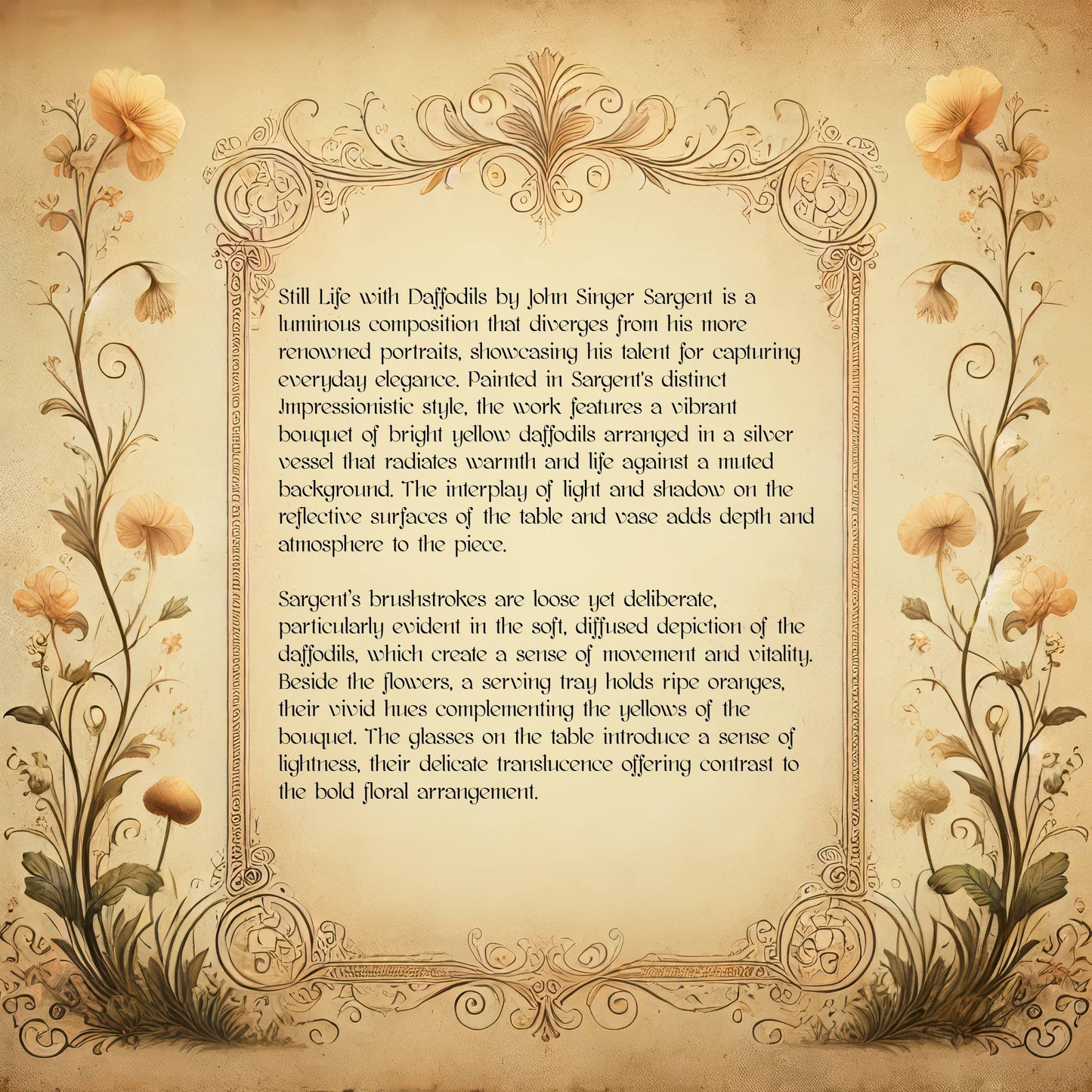 Still Life with Daffodils