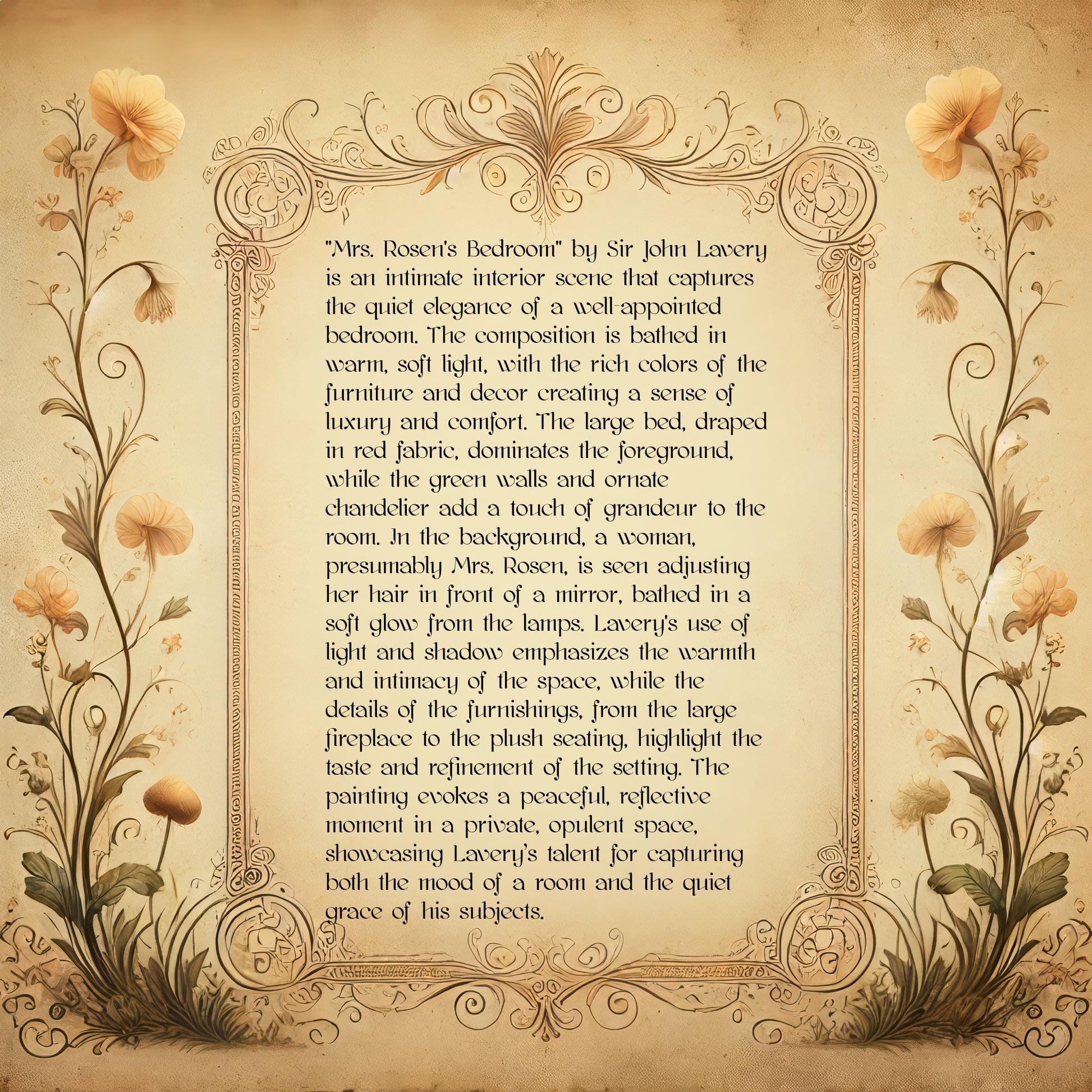 Mrs. Rosen's Bedroom