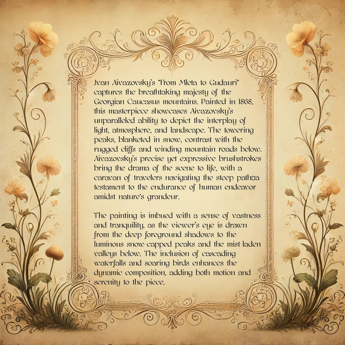 From Mleta to Gudauri