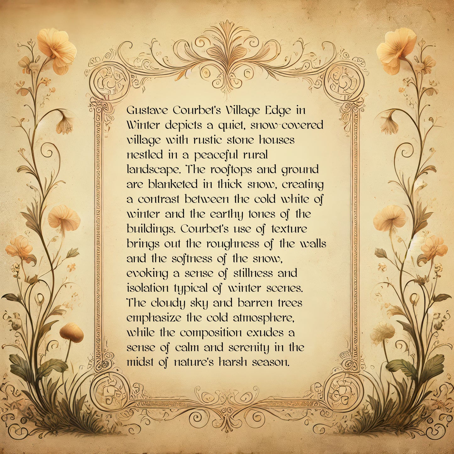 Village Edge in Winter