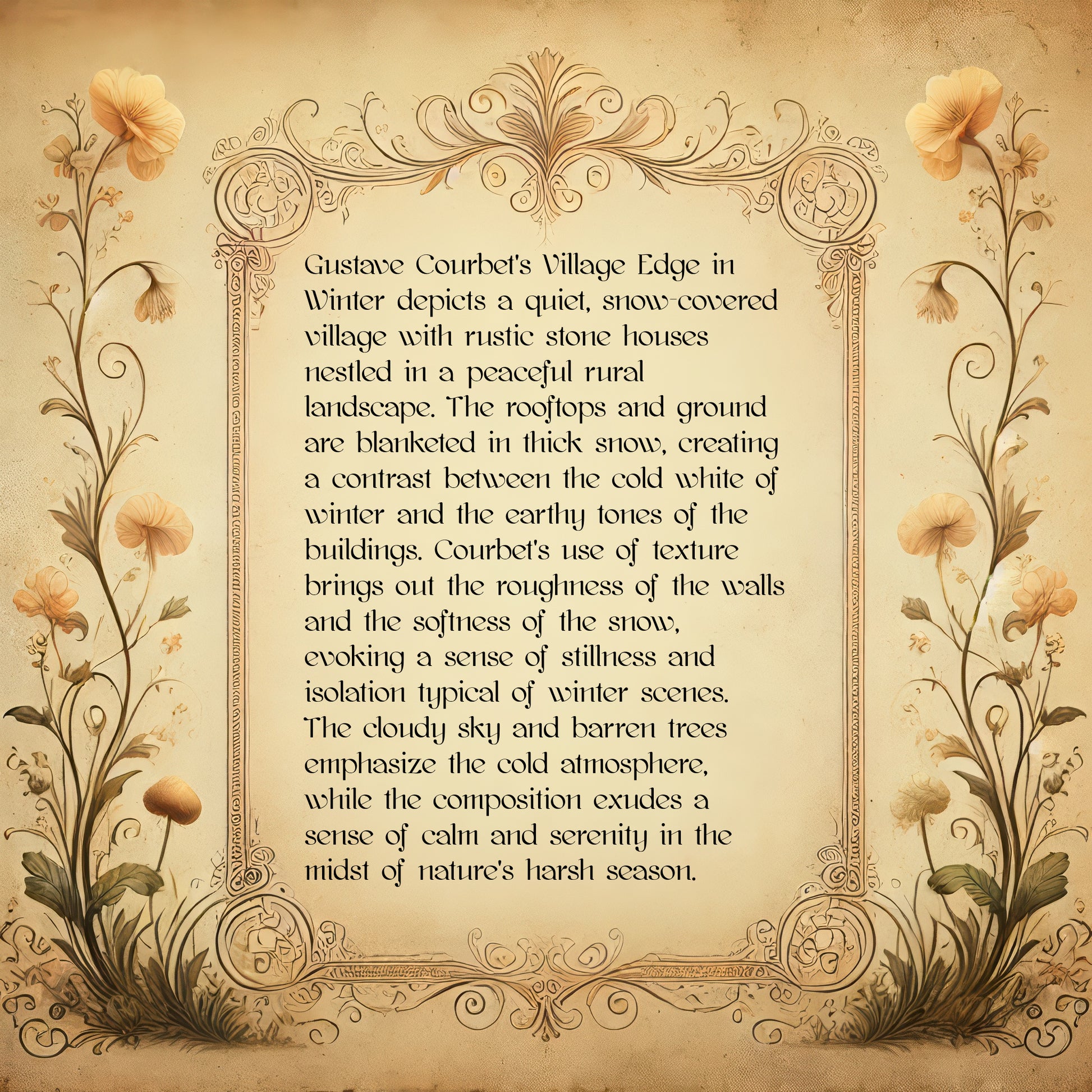 Village Edge in Winter