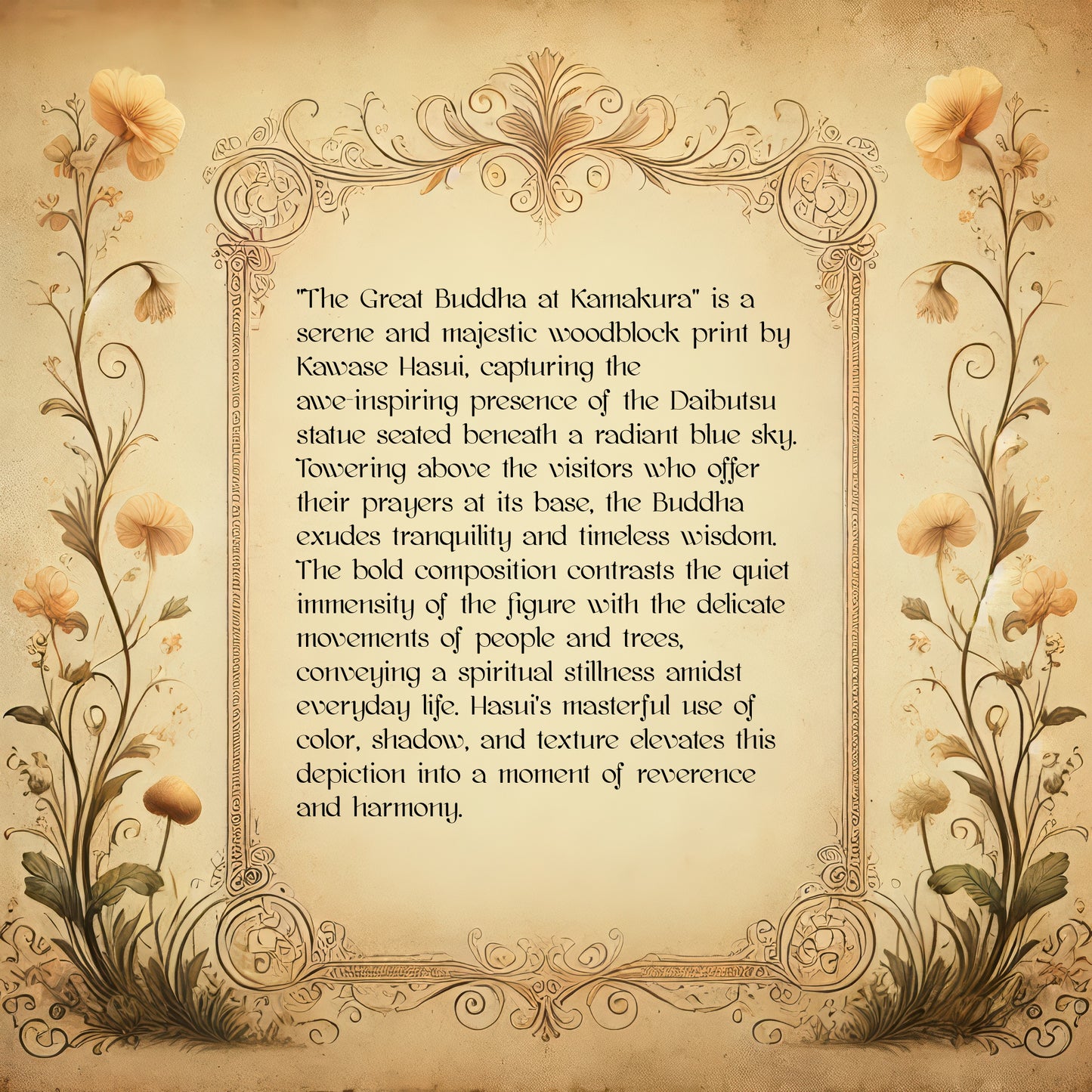 The Great Buddha at Kamakura