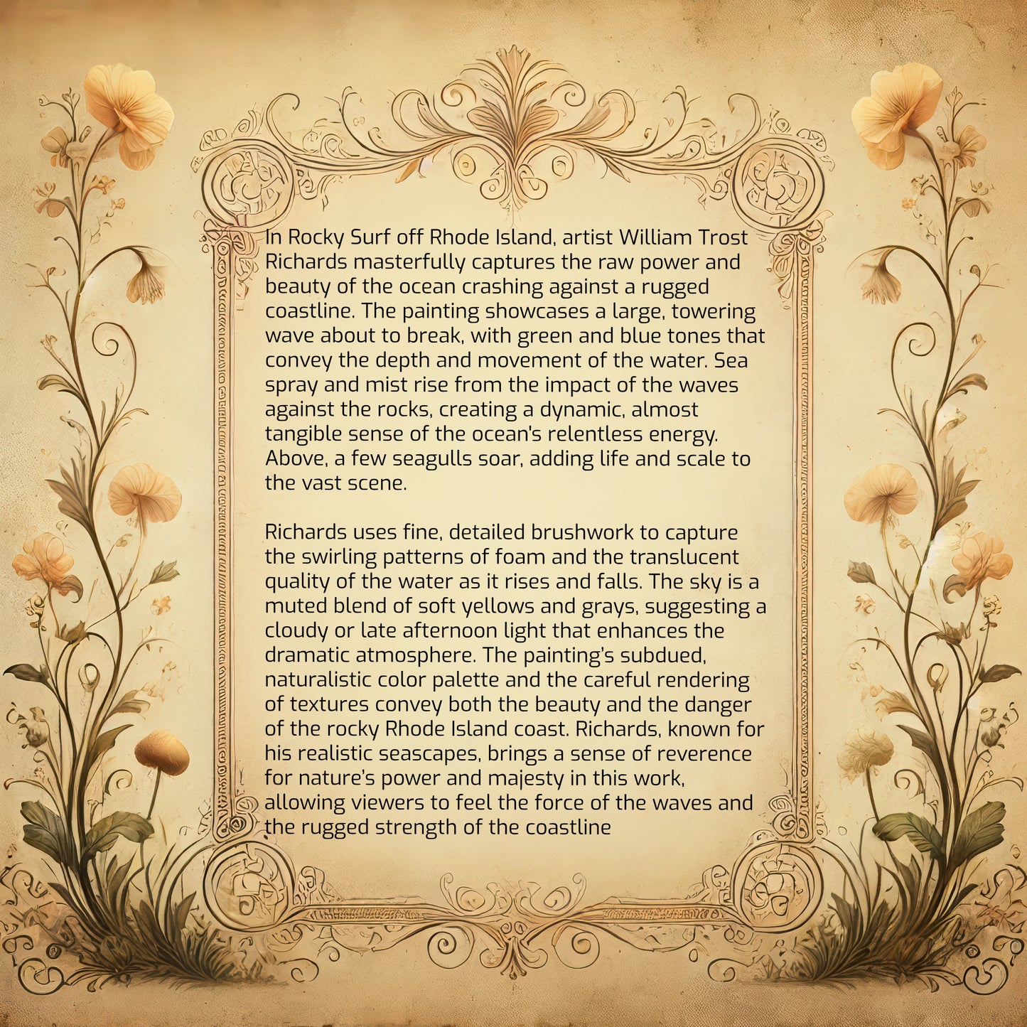 Rocky Surf off Rhode Island