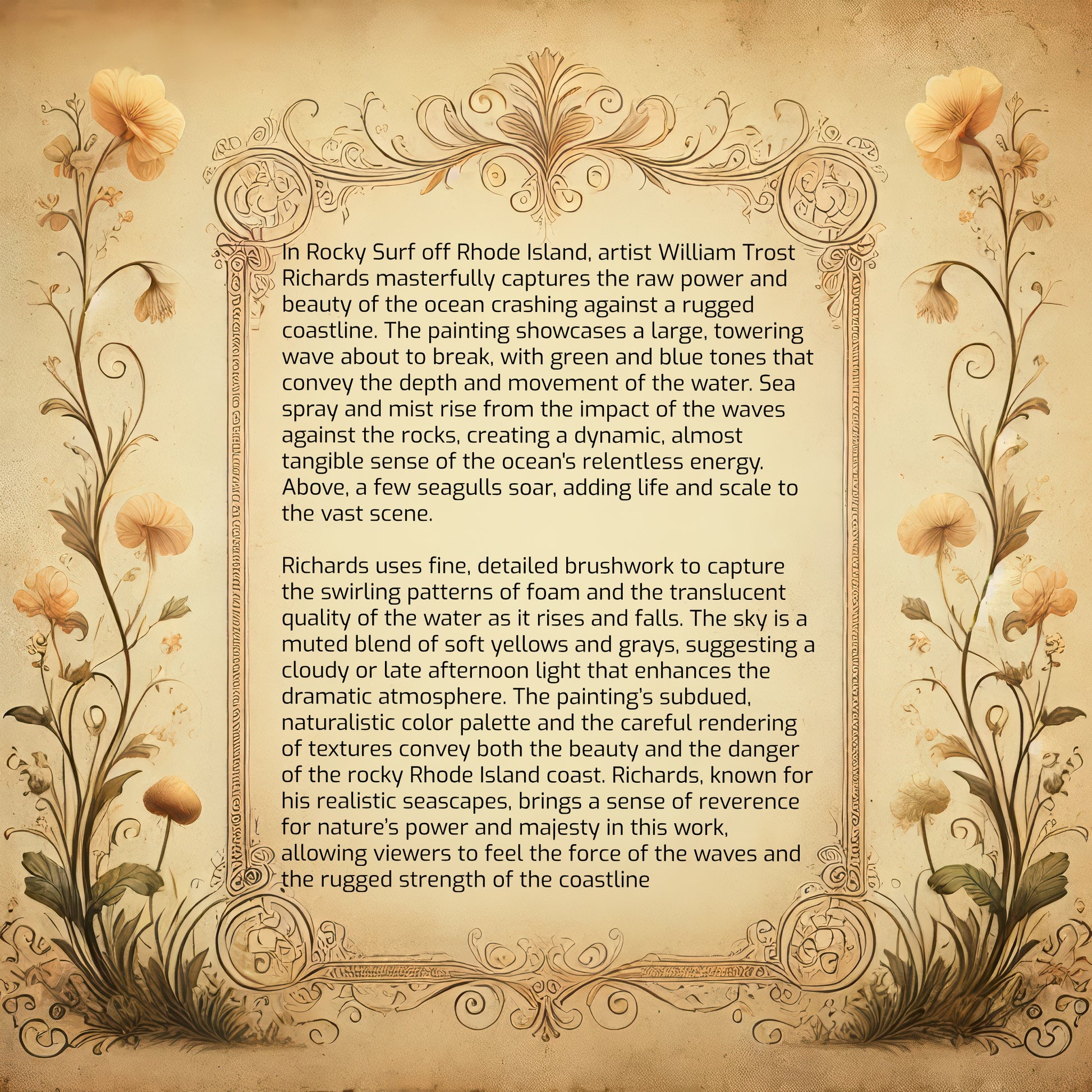 Rocky Surf off Rhode Island