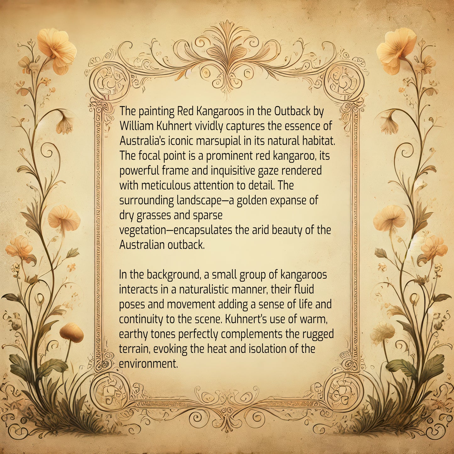 Red Kangaroos in the Outback