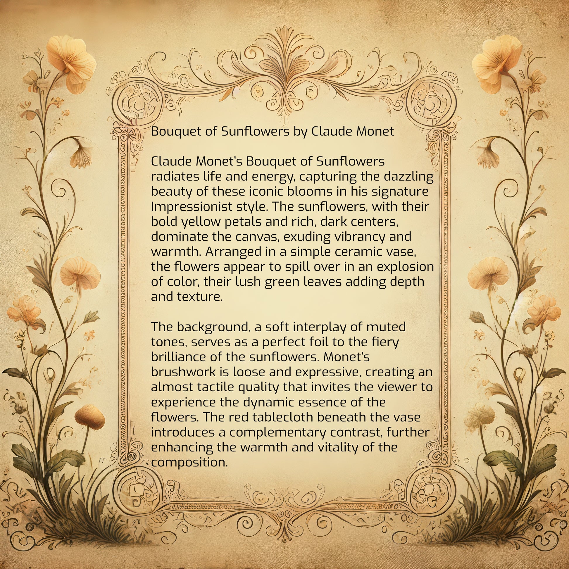 Bouquet of Sunflowers