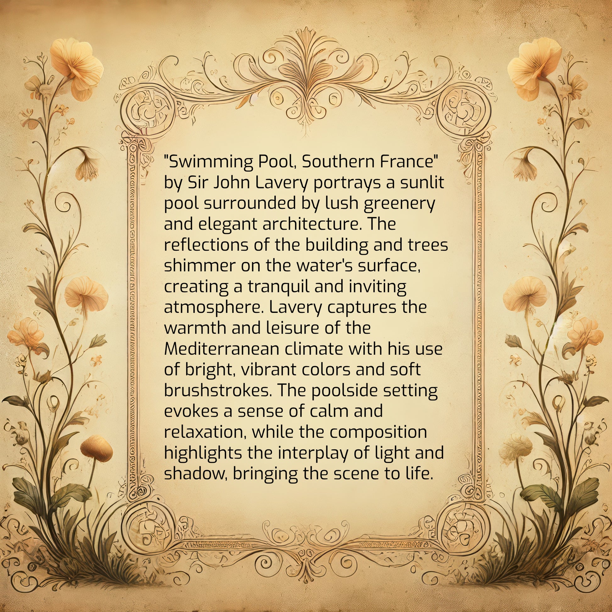 Swimming Pool, Southern France