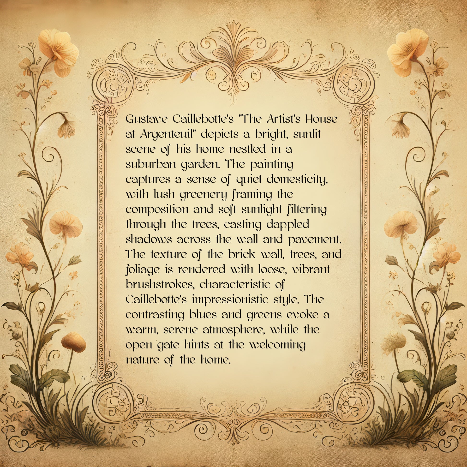 The Artist's House at Argenteuil